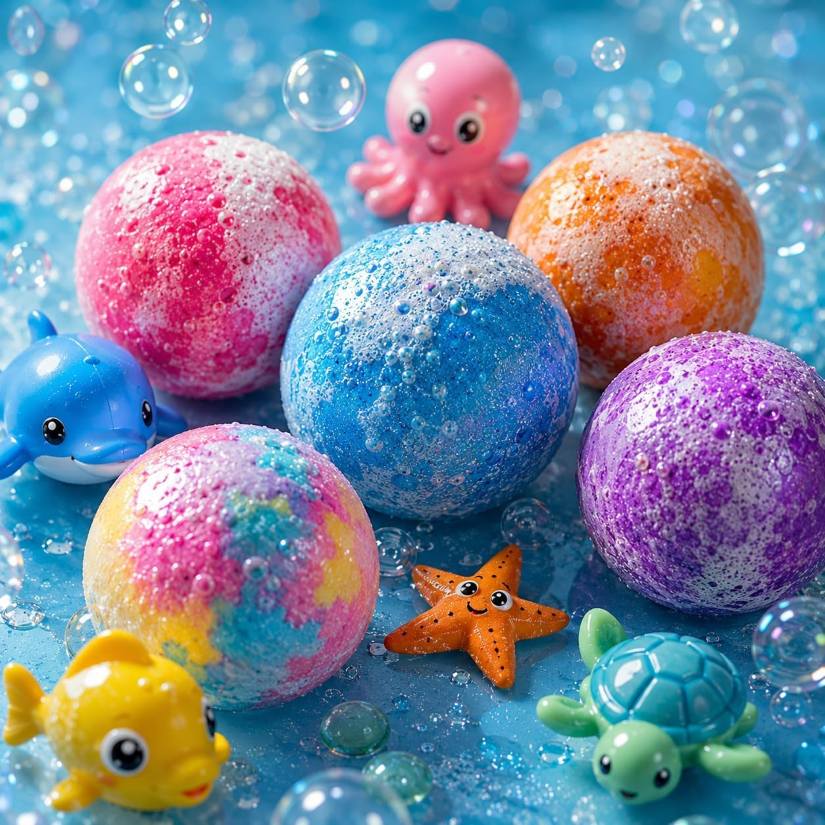 SurpriFizz | Kids Bath Bombs with Surprise Toy