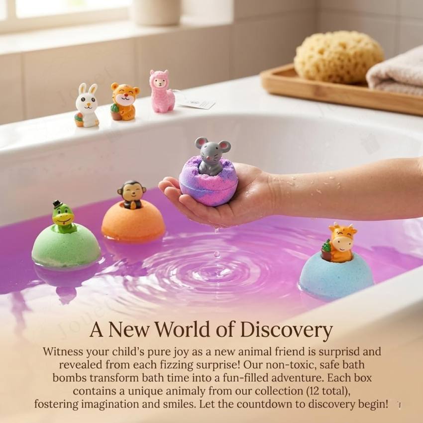 SurpriFizz | Kids Bath Bombs with Surprise Toy