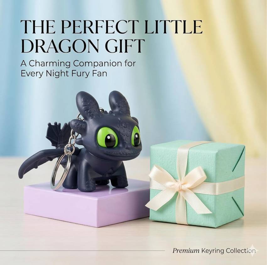 Dragon Keychain with Moving Wings, Sound and Lights