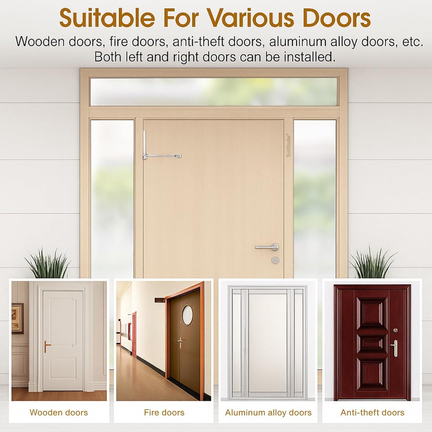 Heavy Duty Durable Automatic Door Closer