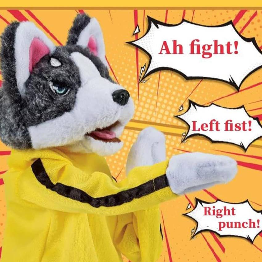 KungFu Paws™ - Kung Fu Dog and Husky Interactive Toy