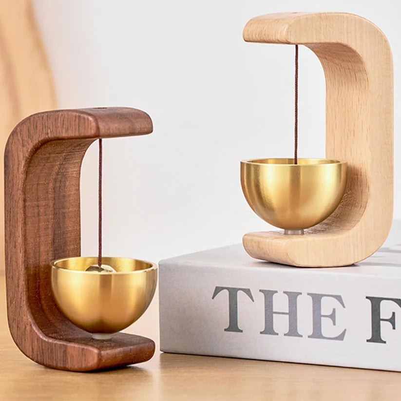 Premium Wooden Bell for Home Decor – Handcrafted to Bring Peace & Positivity