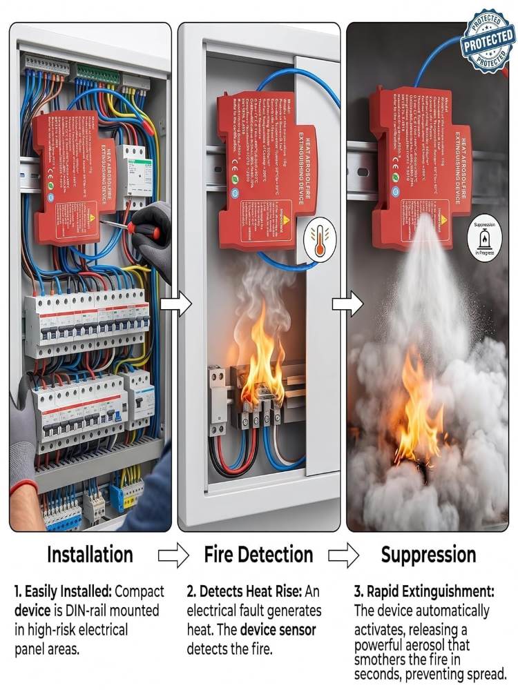 ThermoGuard | Automatic Aerosol Fire Extinguisher