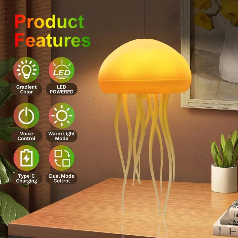 OceanAura – Rechargeable Color Changing Dancing Jellyfish Lamp