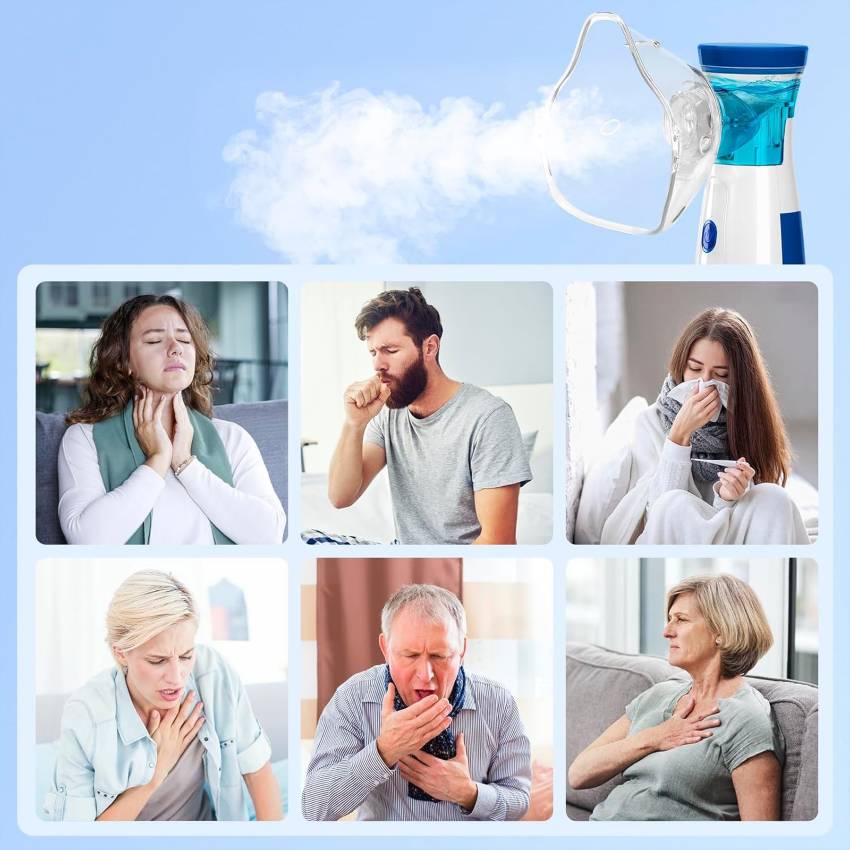 BreatheEase™ – Instant Relief, Anywhere | Silent & Portable Nebulizer