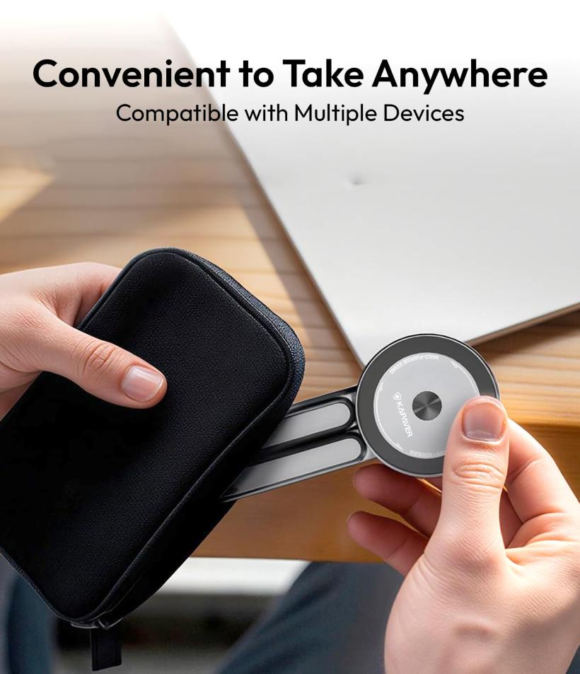 UniHold 360° 5 in 1 Magnetic Aluminum Alloy Stand -  For Laptop, Tablet & Phone