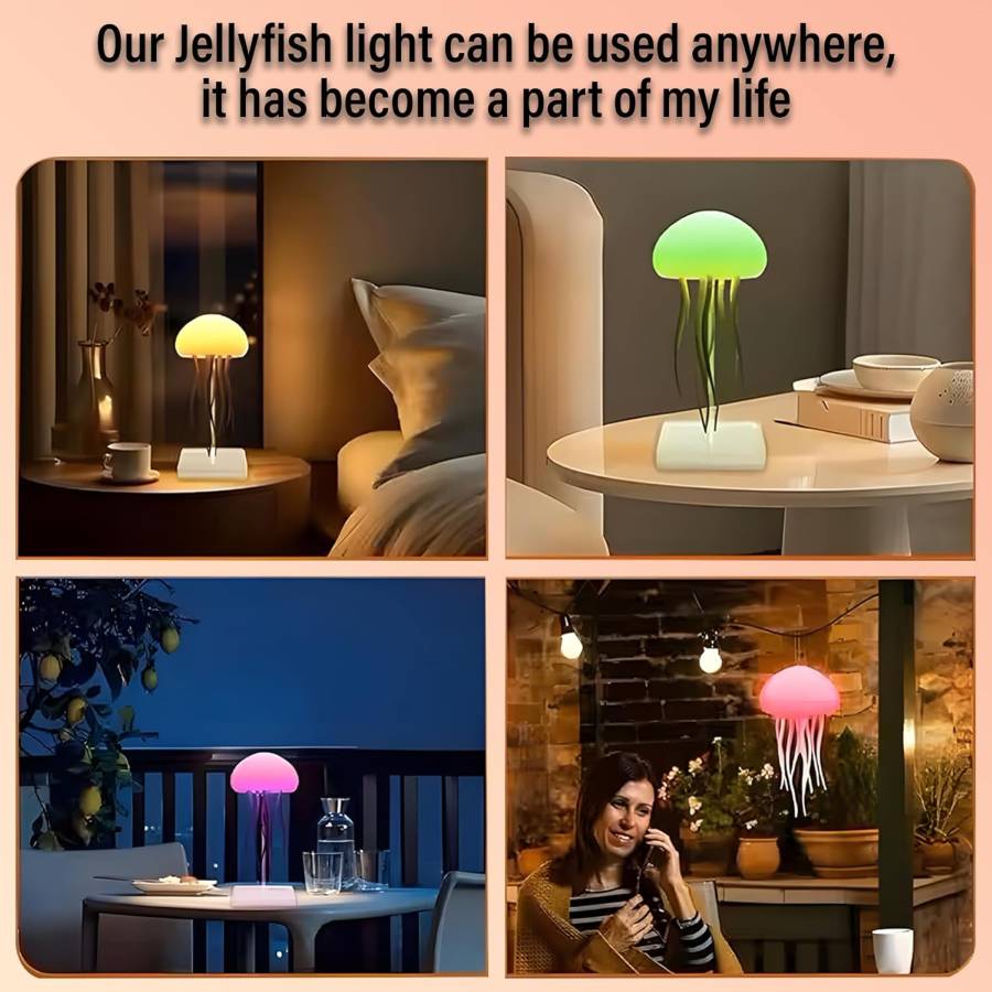 OceanAura – Rechargeable Color Changing Dancing Jellyfish Lamp