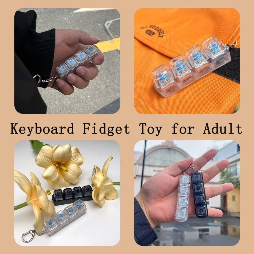 4 in 1 Shift Keyboard Fidget Keys toy