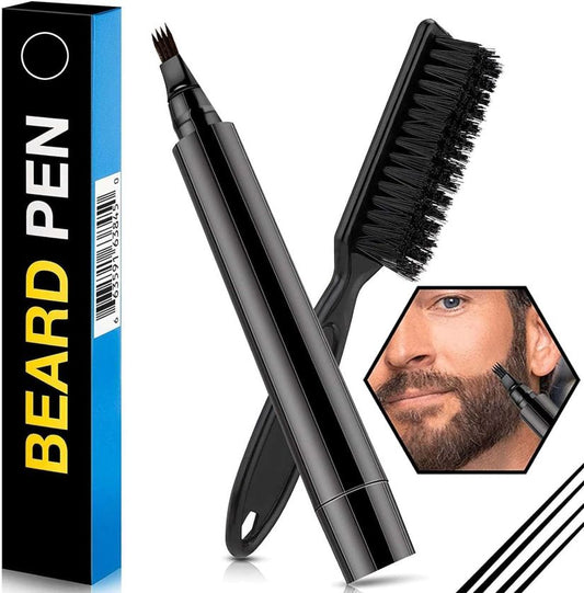 Beard Filler Pen with Brush