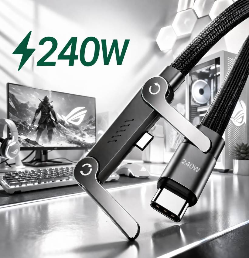 240W ChargeStand Cable by Urbanmetro
