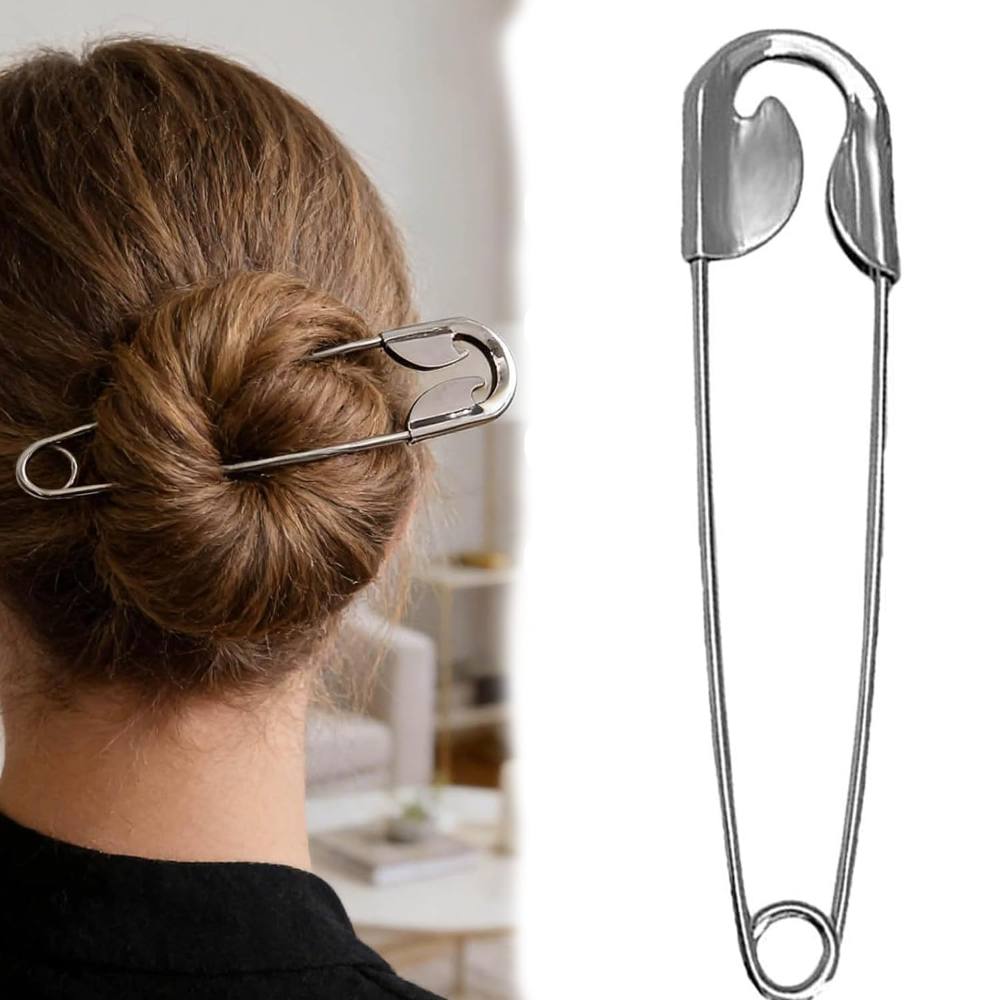 PinStyle | Oversized Safety Pin Hair Clip