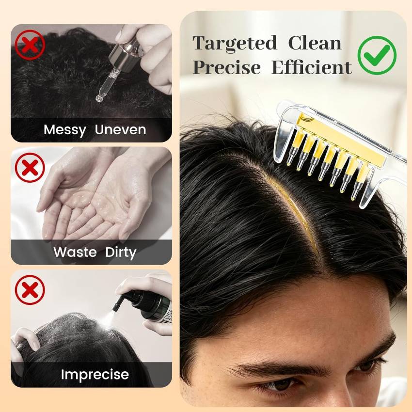 ScalpTouch | 2-in-1 Hair Oil Applicator and Scalp Massager