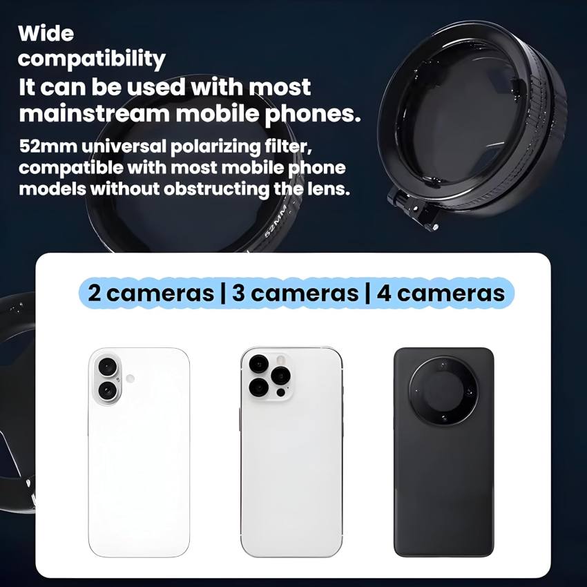 SnapFilter | 2-in-1 Magnetic Camera Filter Kit