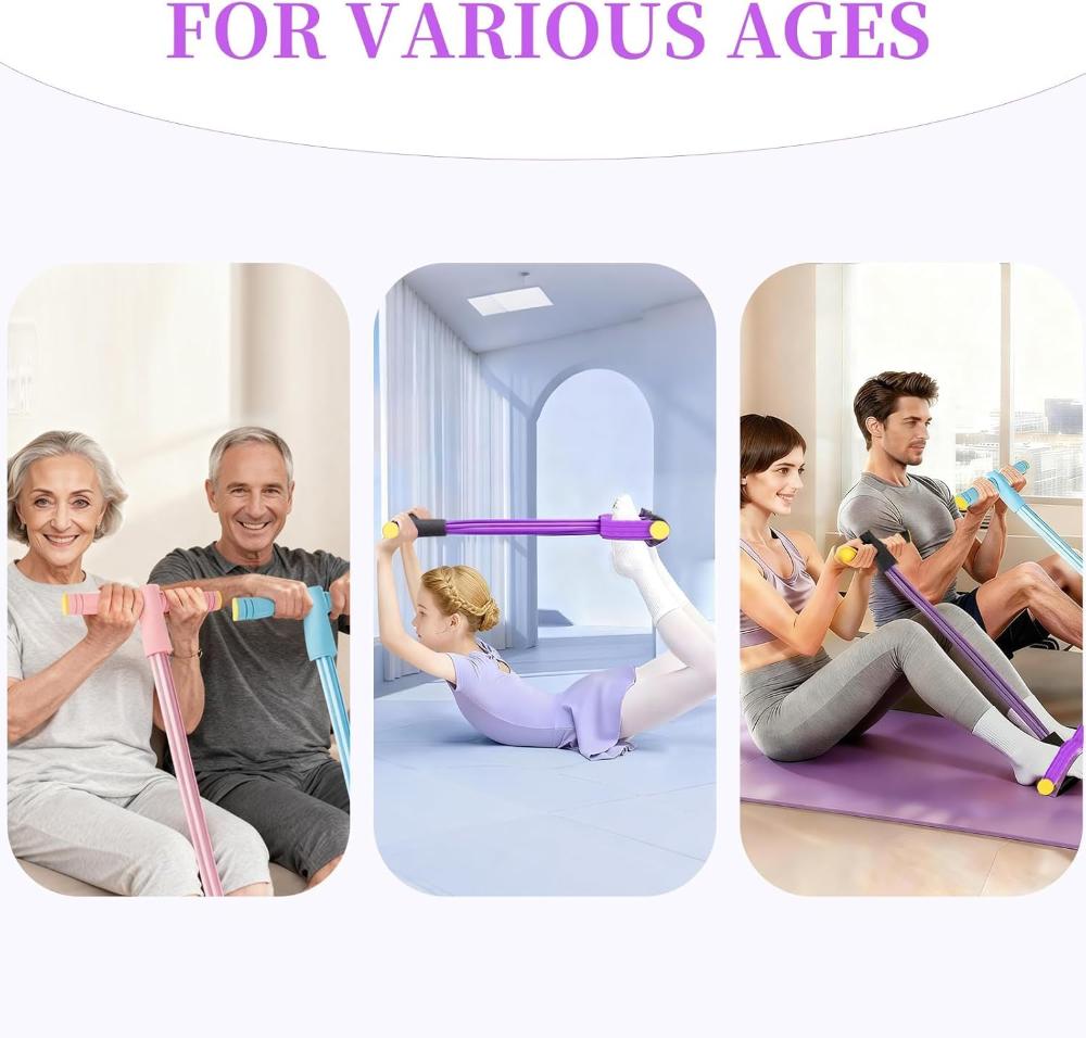 Resistance Band with Handles for Yoga and Fitness