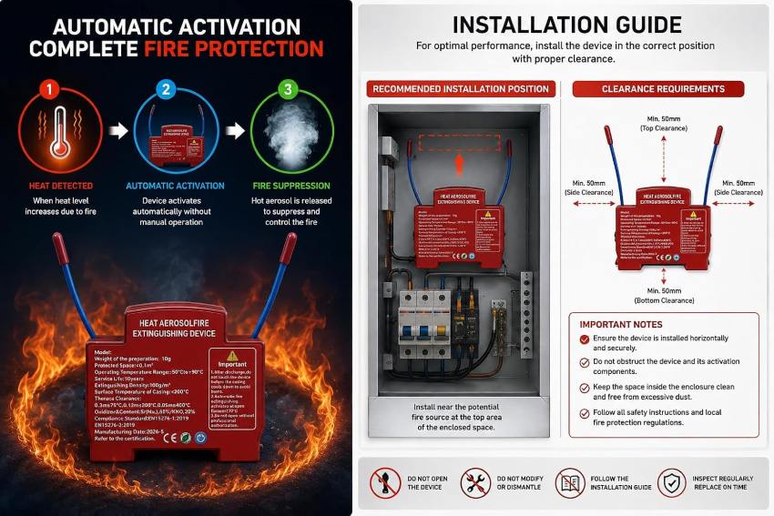 ThermoGuard | Automatic Aerosol Fire Extinguisher
