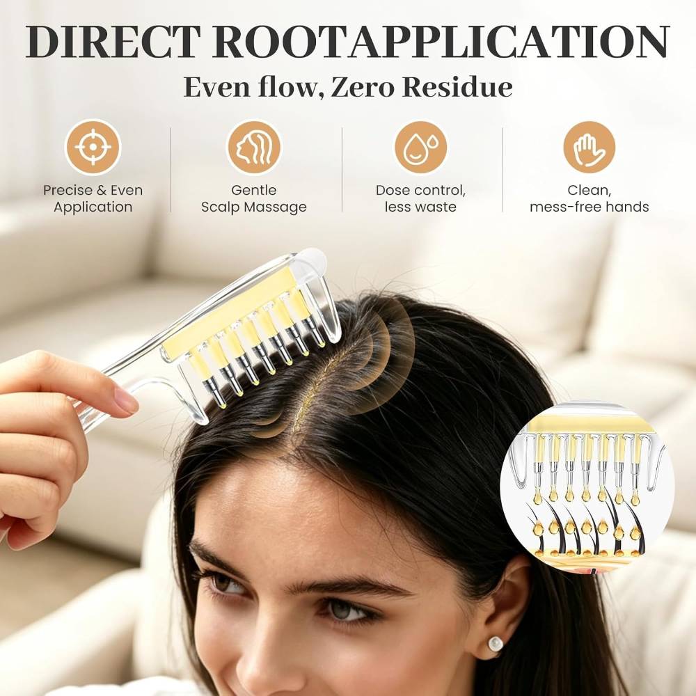 ScalpTouch | 2-in-1 Hair Oil Applicator and Scalp Massager