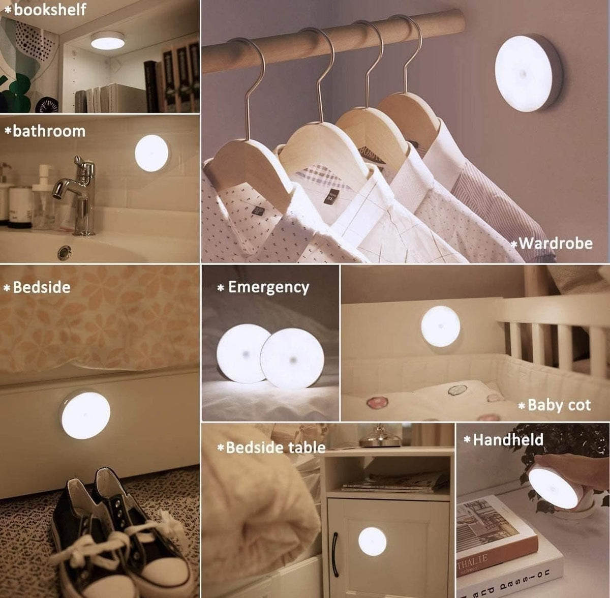 Rechargeable Automatic Motion Sensor Light