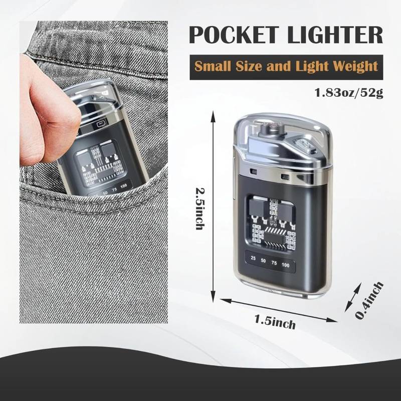 PlasmaSpark Transparent Electric Lighter