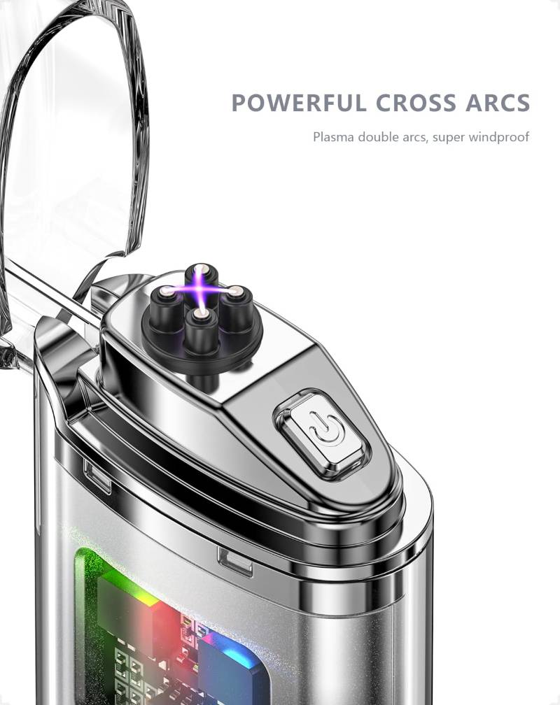 PlasmaSpark Transparent Electric Lighter