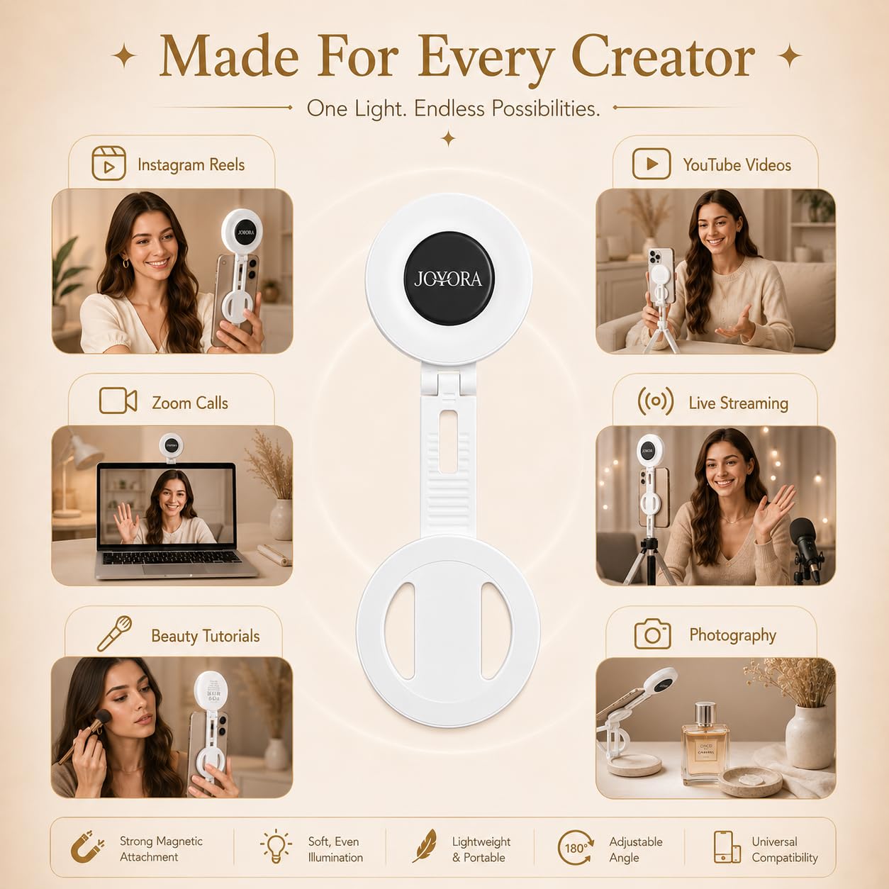 MagGlow | Magnetic Selfie Ring Light