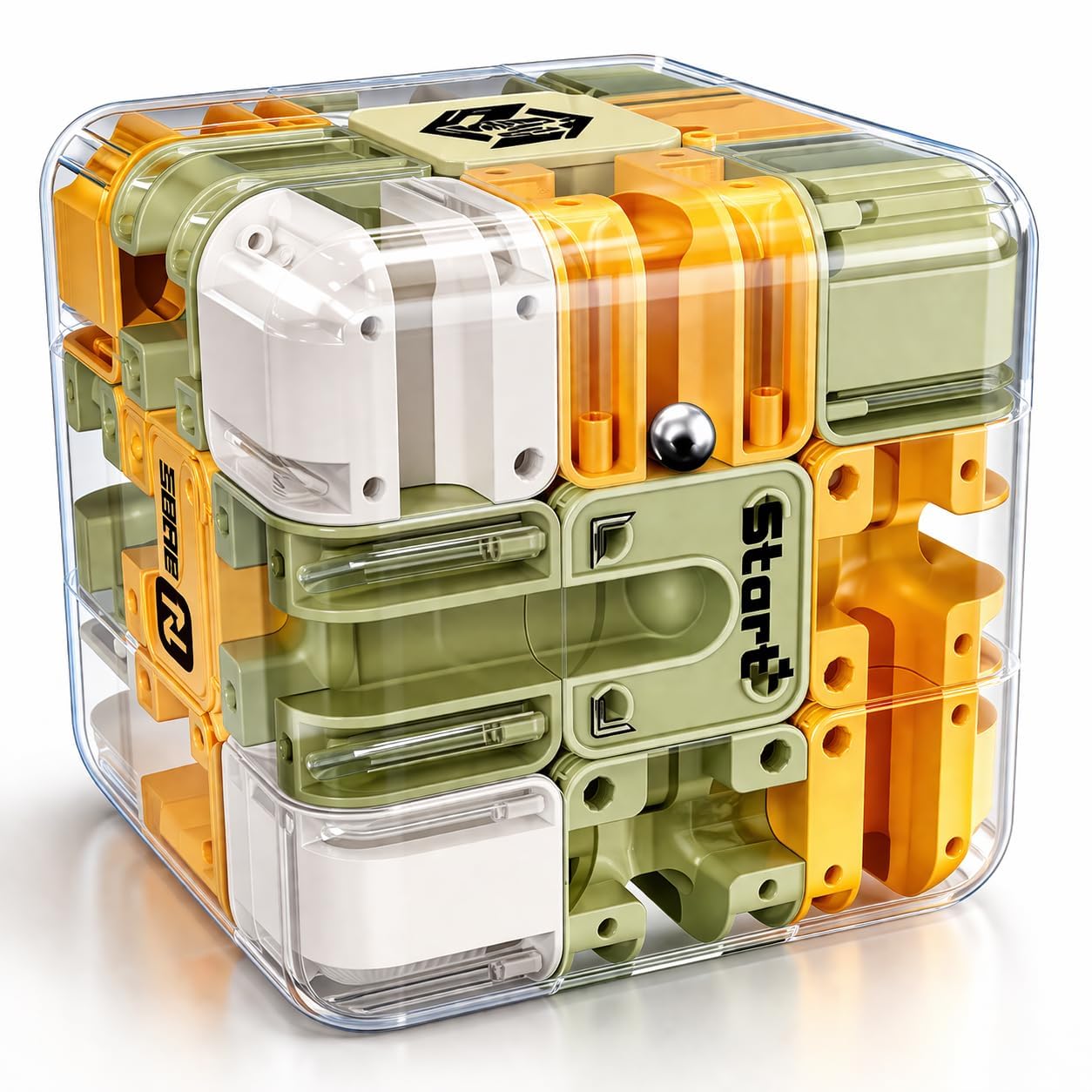 MazeCube 3D Rolling Ball Puzzle