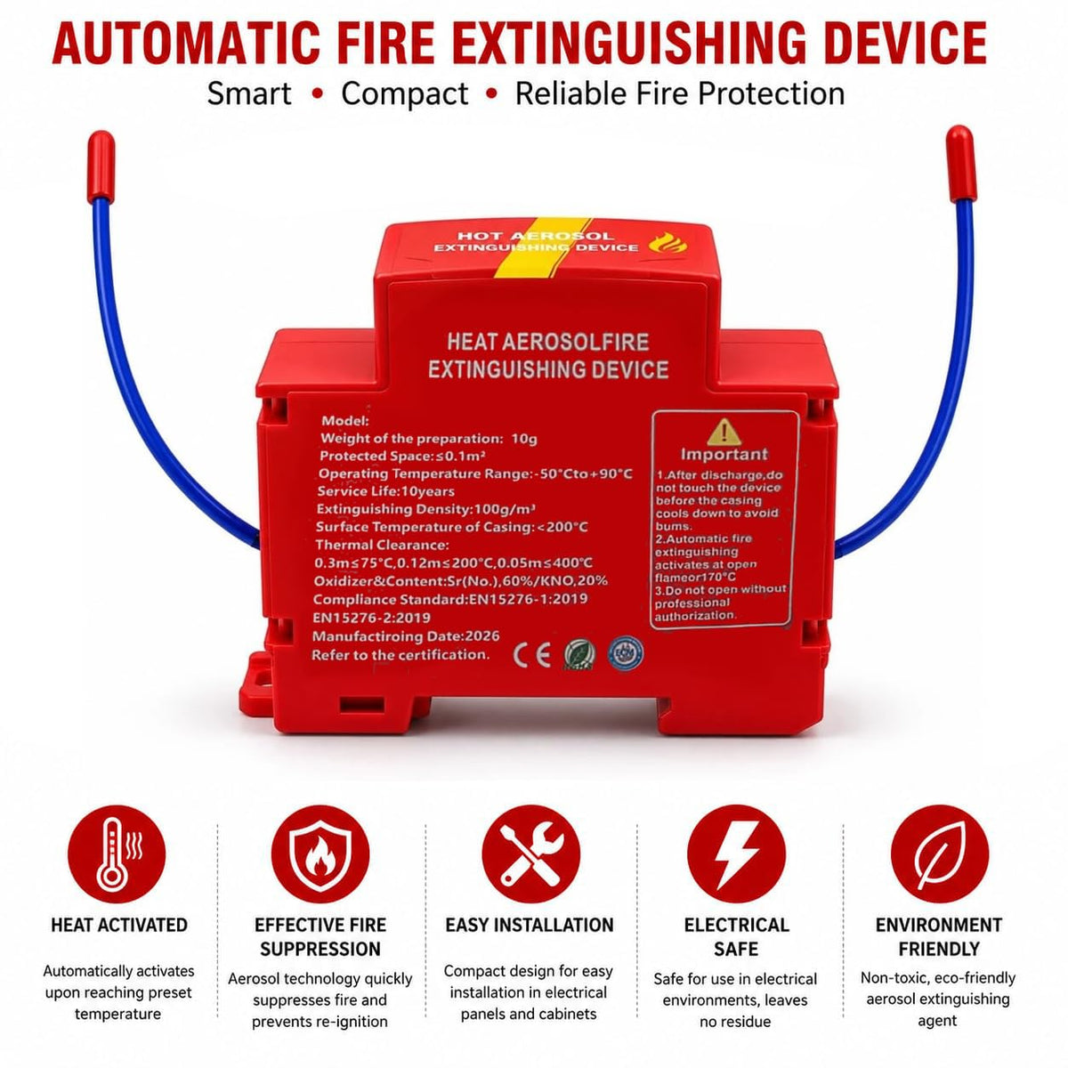 ThermoGuard | Automatic Aerosol Fire Extinguisher