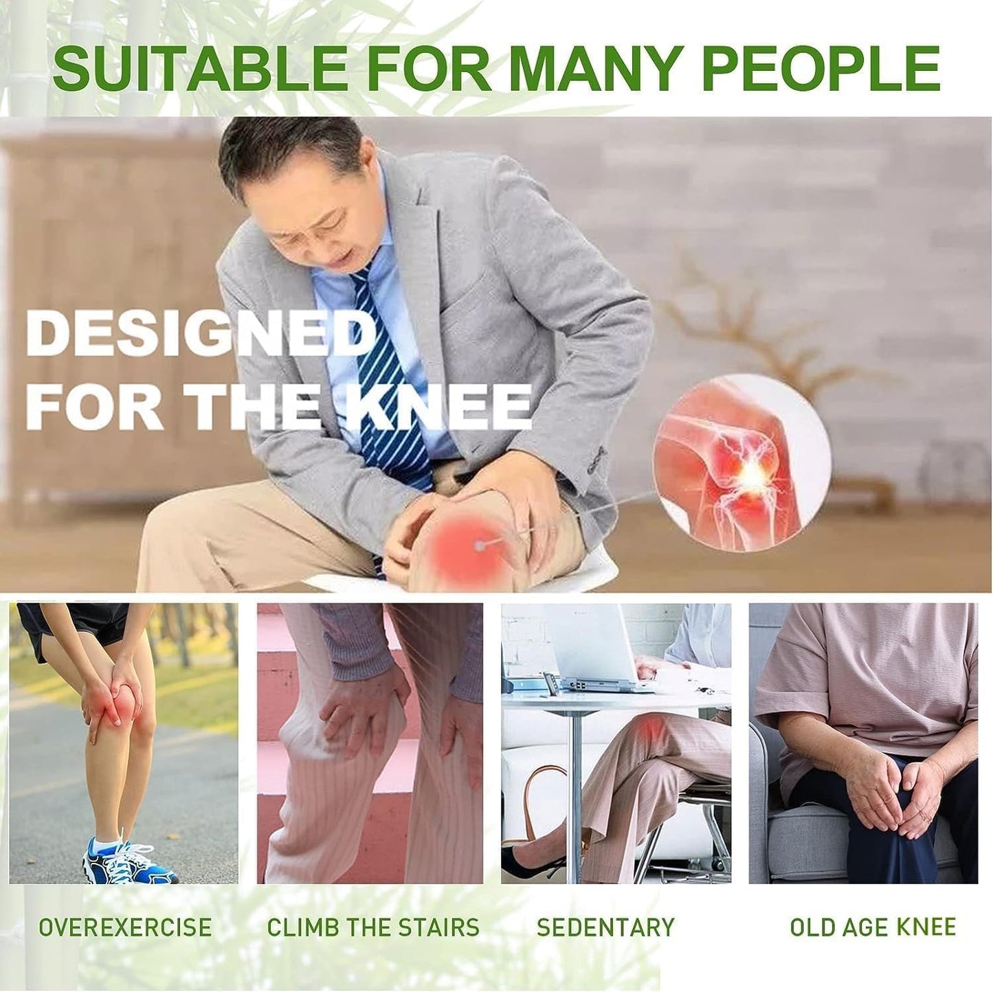 The Original Pain Relief KNEE PATCHES by Urbanmetro