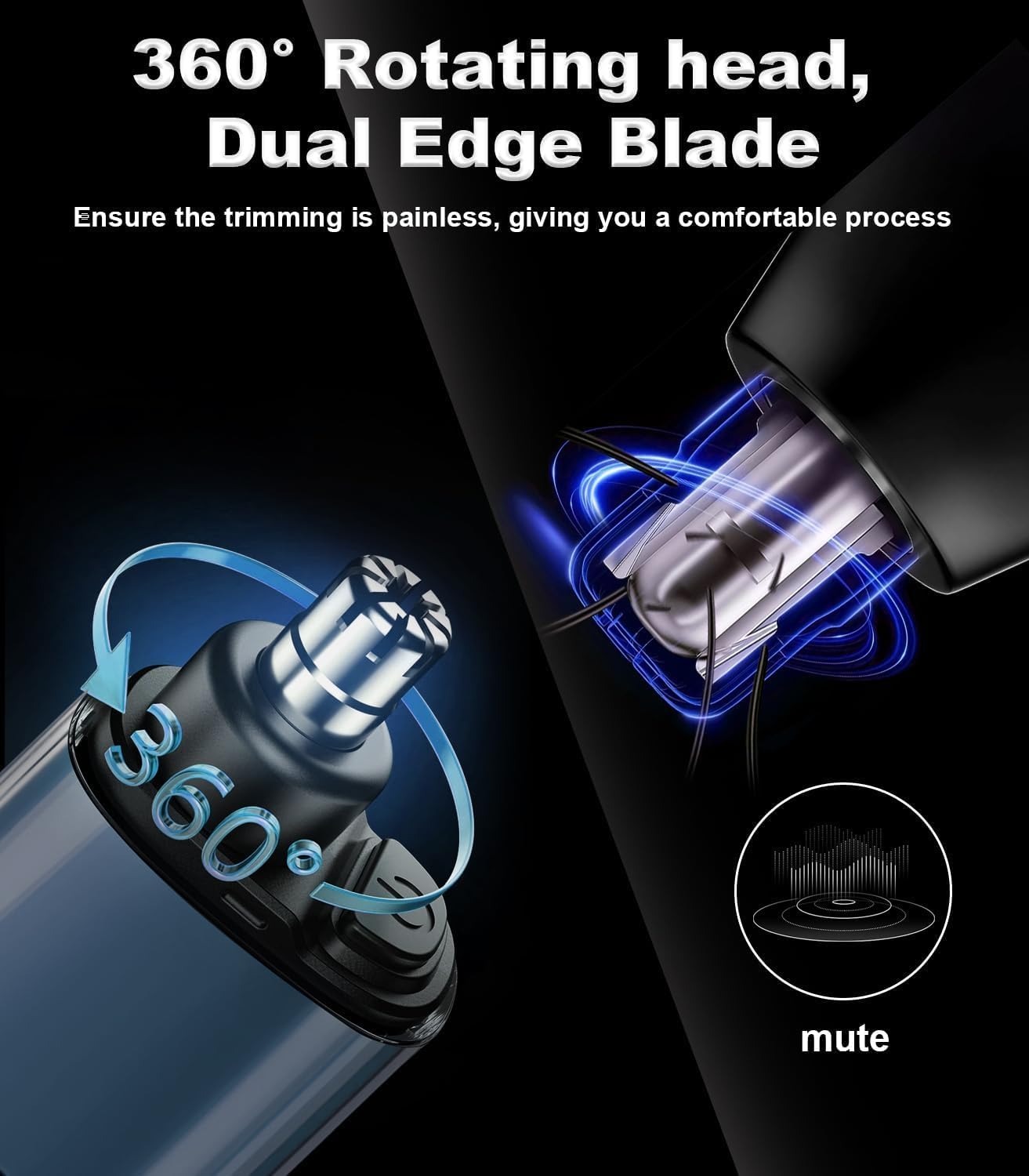 NovaTrim Rechargeable Nose and Ear Trimmer