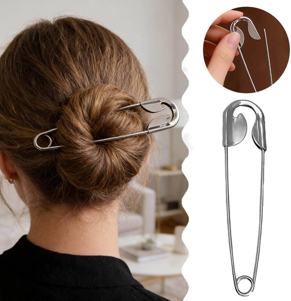 PinStyle | Oversized Safety Pin Hair Clip