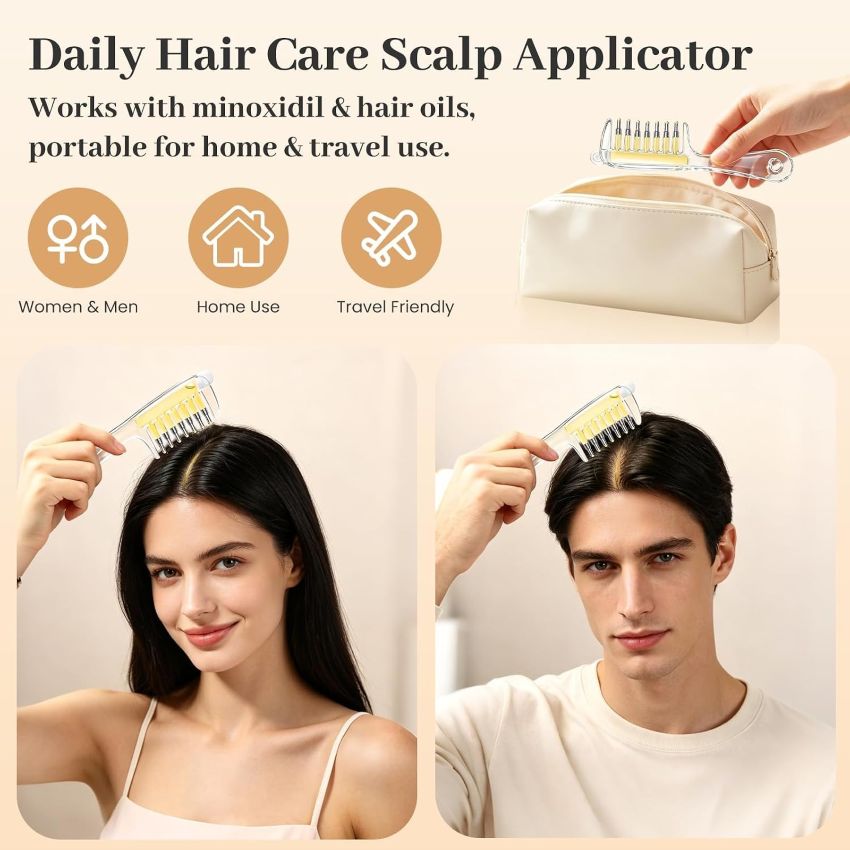 ScalpTouch | 2-in-1 Hair Oil Applicator and Scalp Massager