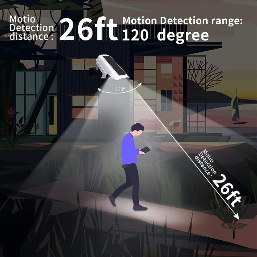 Dummy Camera Solar Sensor LED Light