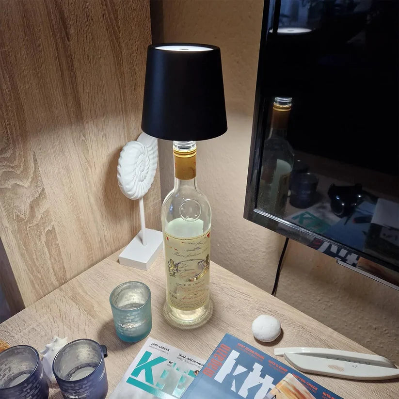 Premium Rechargeable Decorative Wireless Bottle Lamp