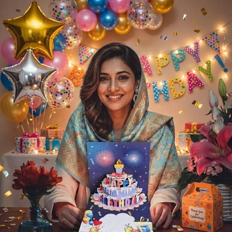 CakeMagic | 3D Musical Birthday Card with Lights, Music & Pop Up Fireworks
