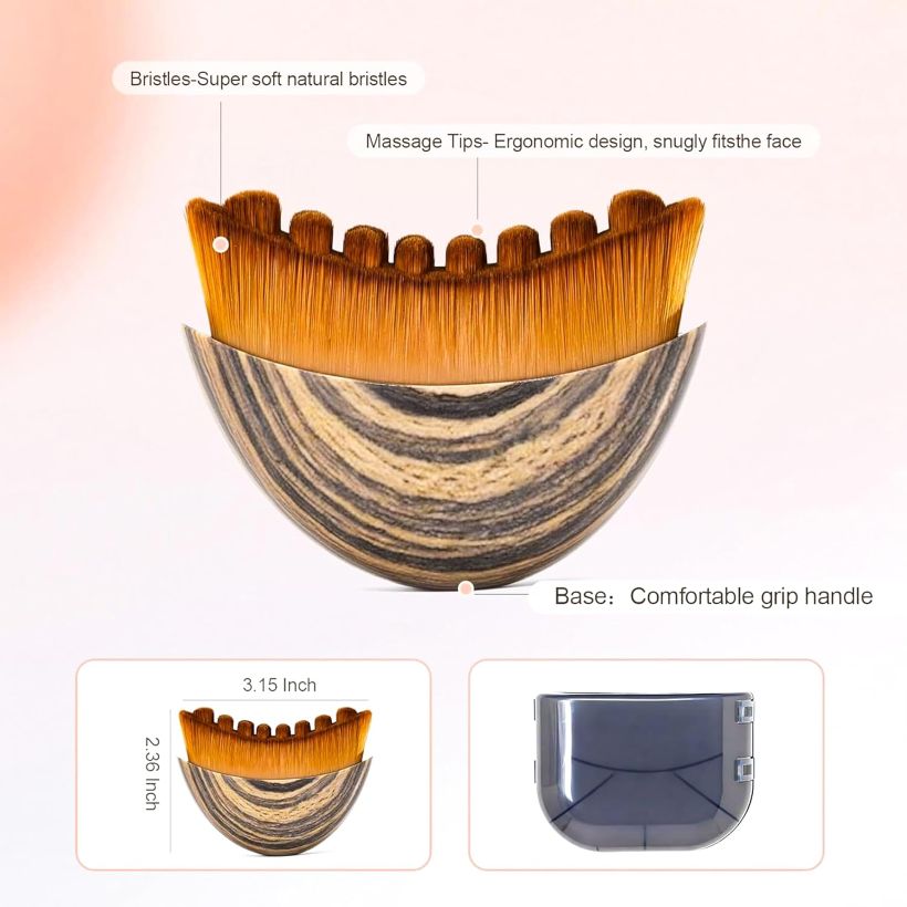 SculptGlow - Lymphatic Facial Contour Massage Brush