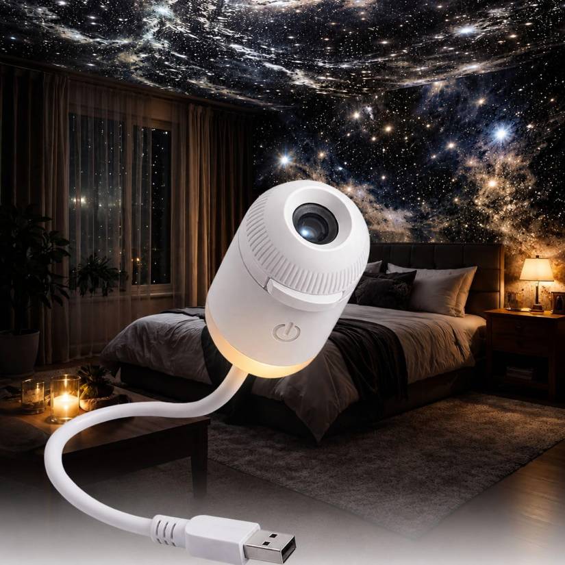 GalaxyGlow | Deluxe HD USB Projector Night Light