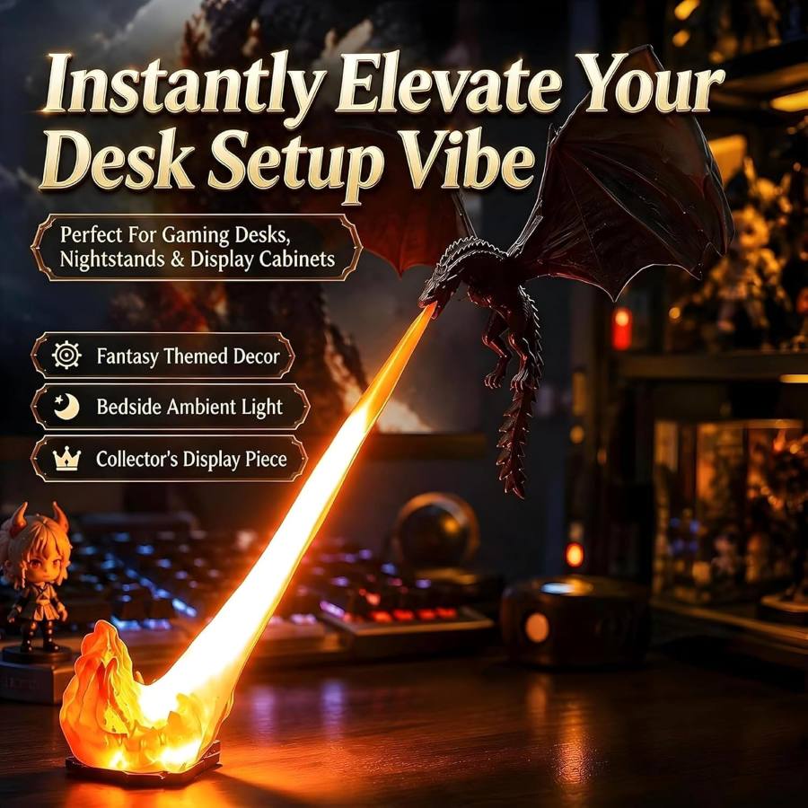 DragonFlame | 3D Flying Dragon LED Lamp