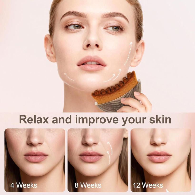 SculptGlow - Lymphatic Facial Contour Massage Brush