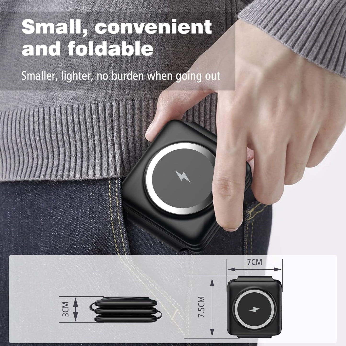 ChargeSphere™ 3-in-1 Foldable Magnetic Fast Wireless Charging Station