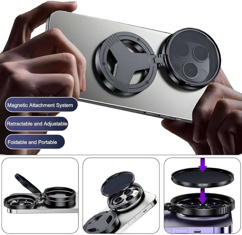 SnapFilter | 2-in-1 Magnetic Camera Filter Kit