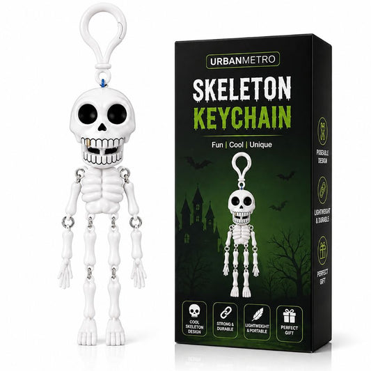 SkullBuddy | Hanging Moving Skeleton Keychain