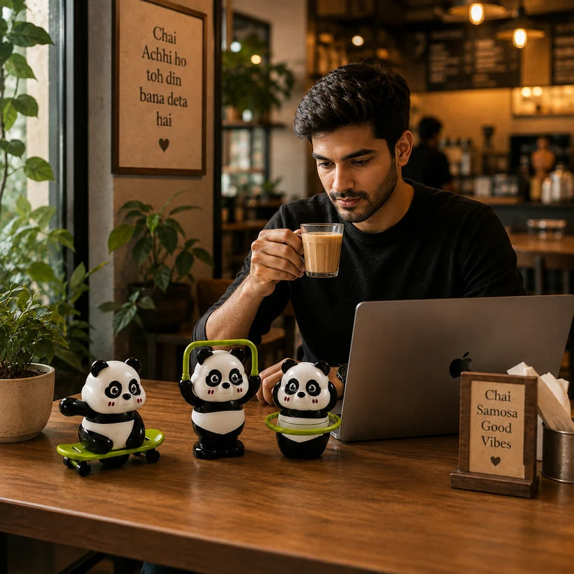 PandaTrio | 3-Mode Interactive Panda Toy Set