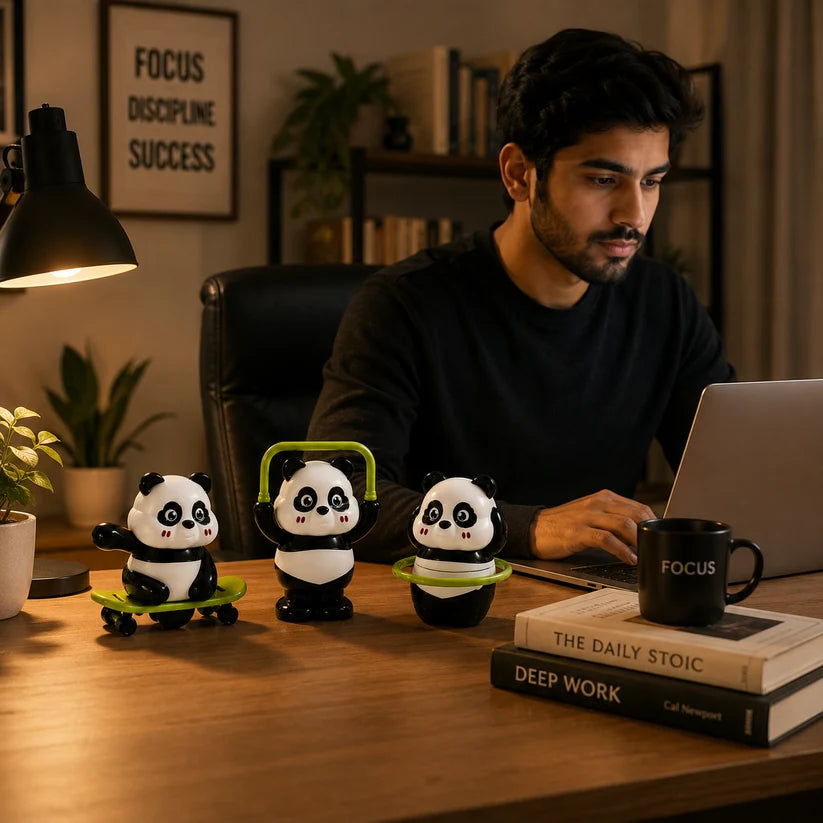 PandaTrio | 3-Mode Interactive Panda Toy Set