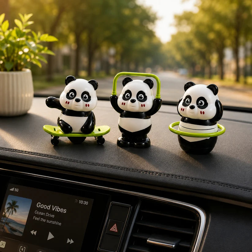 PandaTrio | 3-Mode Interactive Panda Toy Set