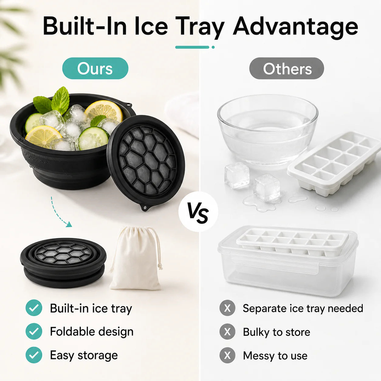 Silicone Ice Face Therapy Bowl