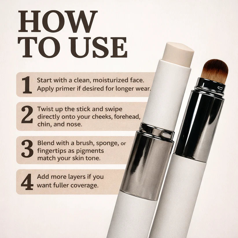 AuraBlend - Korean 2 in 1 Color Changing Foundation Stick
