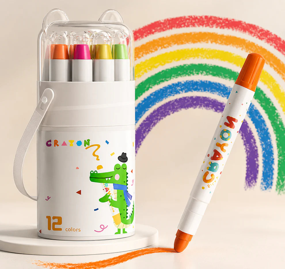 ColorTwist | 12 Color Washable Crayon Art Set