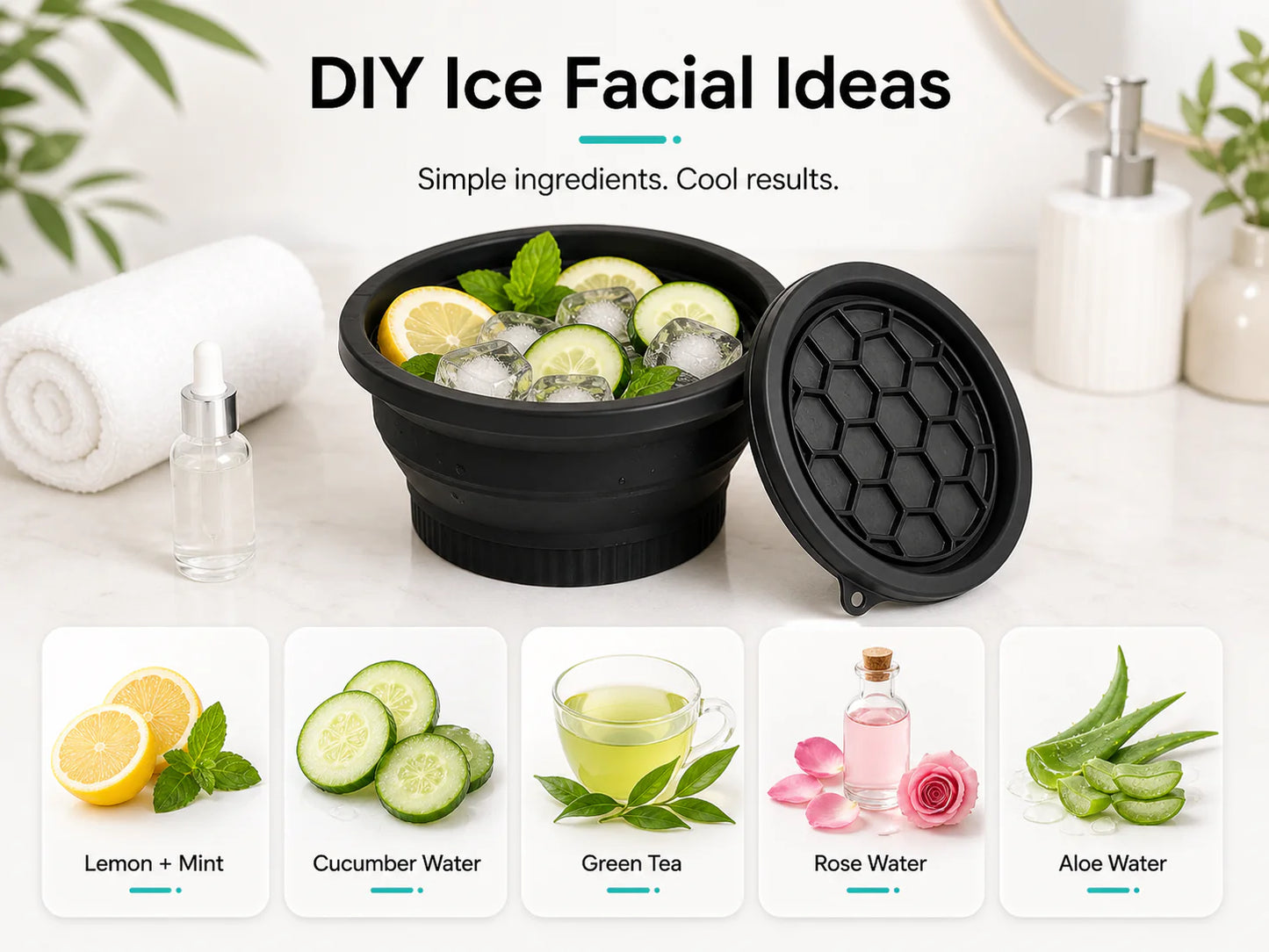 Silicone Ice Face Therapy Bowl