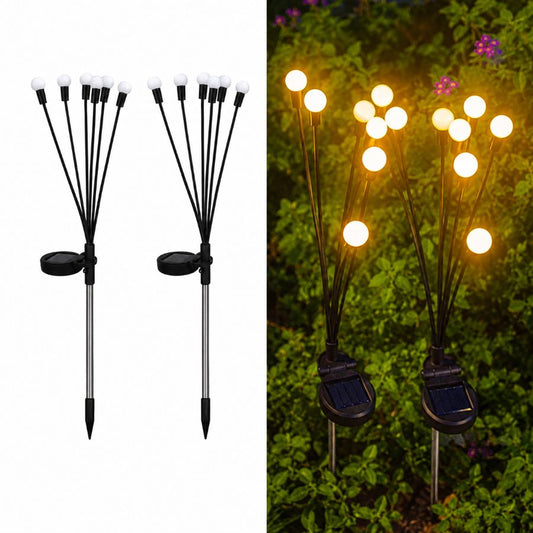 SolarGlow | Waterproof Solar Firefly Garden Lights