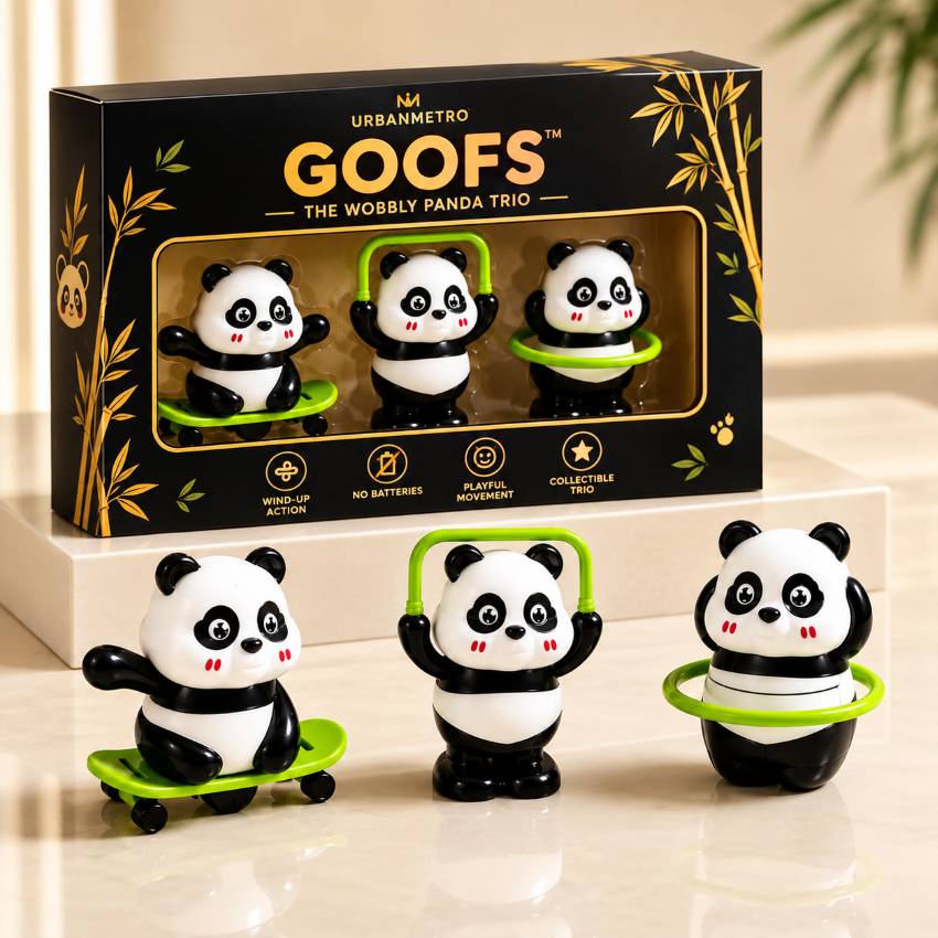 PandaTrio | 3-Mode Interactive Panda Toy Set