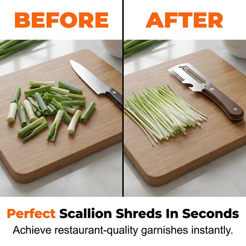 PeelMaster | 3-in-1 Vegetable Peeler, Slicer And Shredder